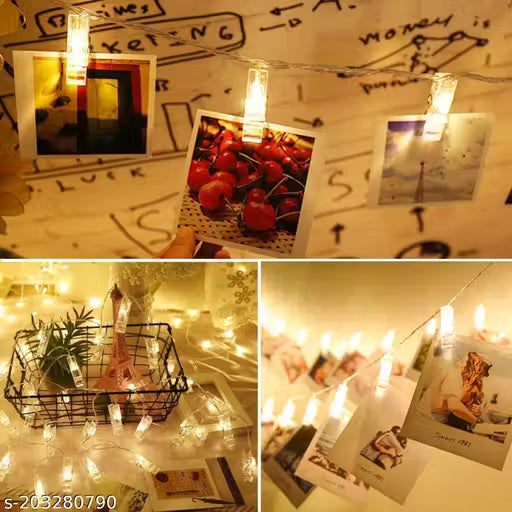 LED Photo Clip String Lights – 14 Clips