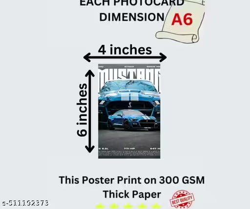 Car Aesthetic Wall Collage Kit – 24pc